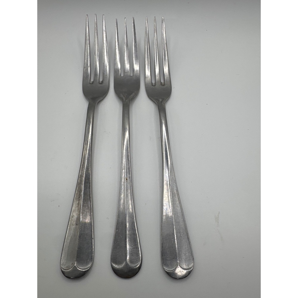 Capco CAO5 Stainless Steel Forks Set of 3 Japan Satin Center Ridge 7.5 Inch